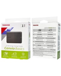 Внешний HDD Toshiba Canvio Basics 1TB (HDTB510EK3AA) черный
