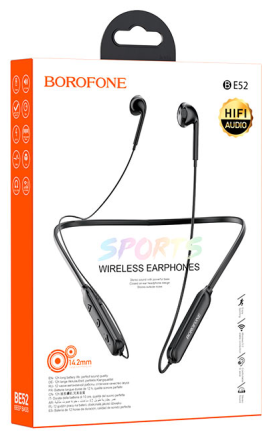  Беспроводные наушники для спорта Borofone BE52 BT5.0/130mAh/12ч черные