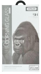 Защитное стекло для i-Phone 11/XR 6.1" Supglass XC-11 3D чёрное