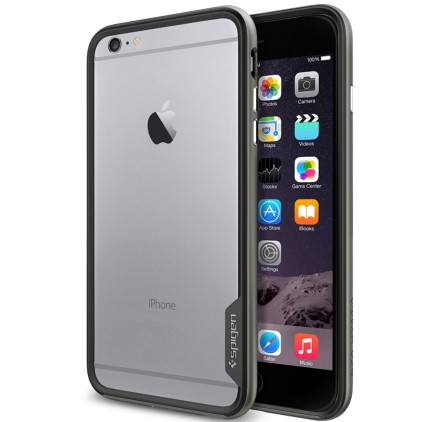  Бампер Spigen для i-Phone 6 Plus Neo Hybrid EX Series SGP11057 стальной