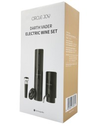 Винный набор Circle Joy 4 in 1 Darth Vader Wine + Wine Aerator CJ-TZ22 черный