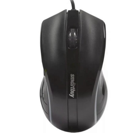 Мышь проводная с подсветкой Smartbuy ONE 338 USB/DPI 1200/3 кнопки/LED/1.4м (SBM-338-K) черная