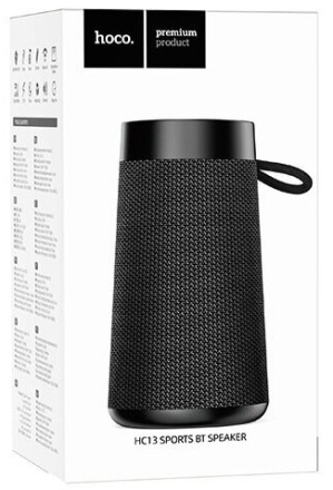  Bluetooth колонка Hoco HC13 BT5.0/2400mAh/4ч/10Вт/TF/FM/USB/AUX черная