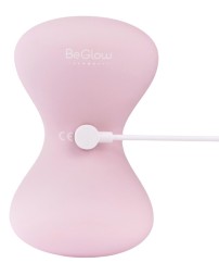 Аппарат для ультразвуковой чистки и массажа лица BeGlow Tia розовый