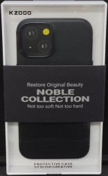 Накладка для i-Phone 14 Plus K-Doo Noble кожаная черная