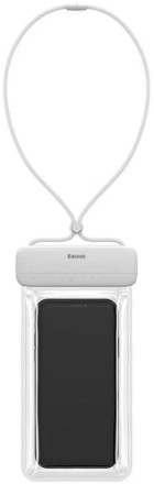  Водонепроницаемый чехол Baseus Let&#039;s Go Slip Cover Waterproof Bag 7.2&quot; (ACFSD-D02) белый