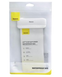 Водонепроницаемый чехол Baseus Let's Go Slip Cover Waterproof Bag 7.2" (ACFSD-D02) белый