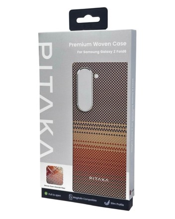  Накладка для Samsung Galaxy Z Fold6 Pitaka Premium Woven Case (Sunset)