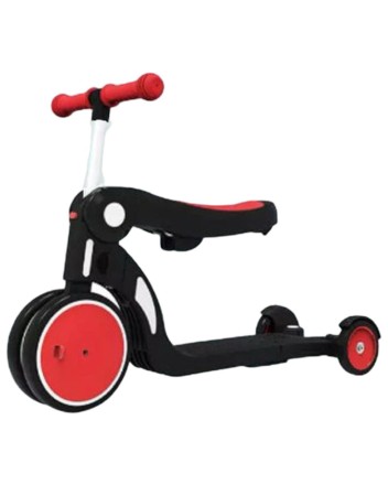  Самокат-беговел Bebehoo Deformation Stroller 5в1 DGN5-2 красный