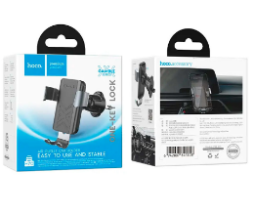 Держатель в автомобиль в воздуховод Hoco H70 с зажимом черный