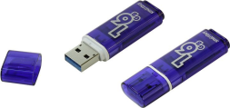 3.0 USB флеш накопитель Smartbuy 16GB Glossy series Dark Blue (SB16GBGS-DB)