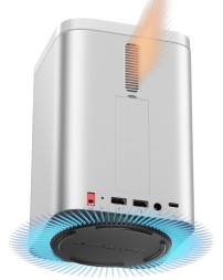 Док-станция + хаб Orico M435 для 1 SSD M.2/2 SATA3.0 USB3.2x1/USB2.0x3/MicroSD/TF серебристый