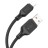  Usb Кабель-зарядка Lightning Hoco X90 2.4A 1м силиконовый черный