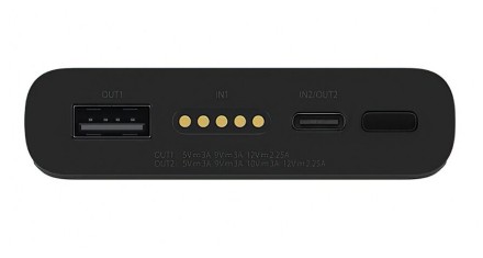  Powerbank с функцией беспроводной зарядки Xiaomi 10000mAh 1USB/1C 30W/10W VXN4306CN/WPB25ZM черный