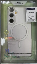 Накладка для Samsung Galaxy S24 Plus Keephone Mag Snap прозрачный
