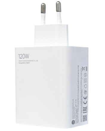  Сетевое зарядное устройство Xiaomi MI 1USB 120W с проводом Type-C белое