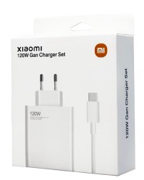 Сетевое зарядное устройство Xiaomi MI 1USB 120W с проводом Type-C белое