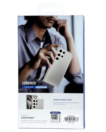  Накладка для Samsung Galaxy S25 Keephone Hybrid прозрачный