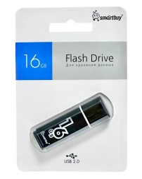 USB флеш накопитель Smartbuy 16GB Glossy Black (SB16GBGS-K)