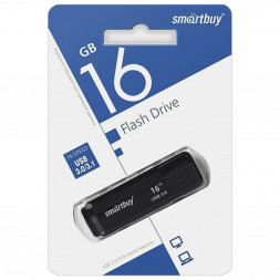 USB флеш накопитель Smartbuy 16GB Glossy Black SB16GBGS-K