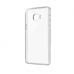 Чехол-накладка силикон 0.5мм Samsung Galaxy J6 Plus 2018 прозрачный