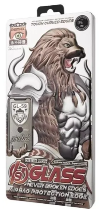  Защитное стекло для i-Phone 11 Pro Max/Xs Max Remax GL-59 3D чёрное