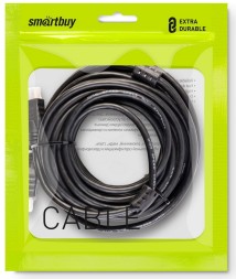 АудиоВидео кабель Smartbuy HDMI - HDMI ver.2.0 A-M/A-M, 2 фильтра, 10 м (K-352-100-2)/10