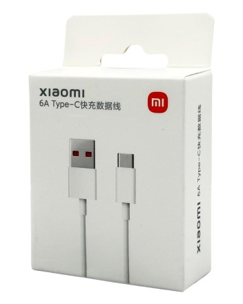  Usb Кабель-зарядка Xiaomi USB на Type-C 6A 1м BHR4915CN белый