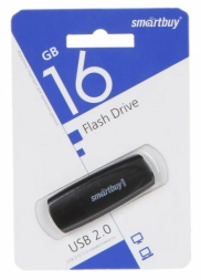 3.0/3.1 USB флеш накопитель Smartbuy 16GB Scout (SB016GB3SCK) черный