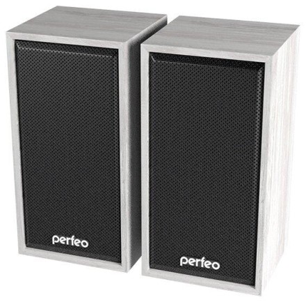  Акустическая система 2.0 Perfeo Cabinet (PF-4389) 2х3Вт Белый дуб