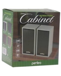 Акустическая система 2.0 Perfeo Cabinet (PF-4389) 2х3Вт Белый дуб