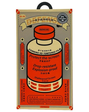  Защитное стекло для i-Phone 15 Pro Max 6.7&quot; Remax GL-83 3D чёрное