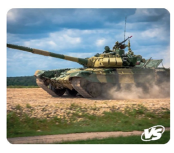 VS Коврик для компьютерной мыши &quot;Tanks&quot;, Рис.5 (194*233*3 мм), полипропилен+вспененный пластик