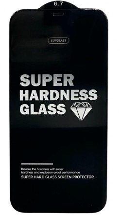  Защитное стекло для i-Phone 12 Pro Max 6.7" Supglass XC-11 3D чёрное