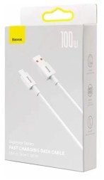 Usb Кабель-зарядка TYPE-C Baseus Superior 100W 2м (CAYS001402) белый