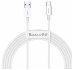 Usb Кабель-зарядка TYPE-C Baseus Superior 100W 2м (CAYS001402) белый