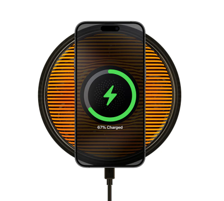  Беспроводное зарядное устройство + ночник Recci Mars RCW-42 15W черное