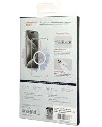 Накладка для i-Phone 15 Pro Keephone X-Crystal MagSnap Ultra Durable прозрачный