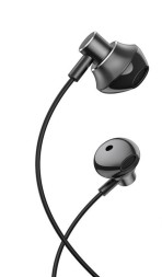 Стереонаушники Hoco M75 Belle с микрофоном 1.2м магнитный чёрный