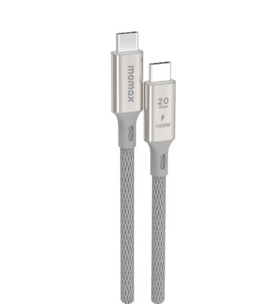  Usb Кабель-зарядка Type-C на Type-C Momax elite 100W DC28E 2м титан