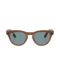 Smart Очки Ray Ban Meta RW4009 Коричневые линза синяя