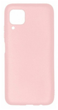 Накладка для Huawei P40 Lite 5G/Nova 7SE Silicone cover розовая