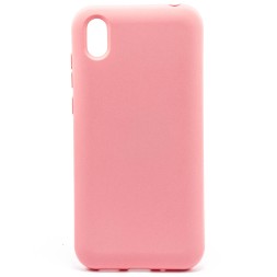 Накладка для Huawei Y5 Prime (2019)/Honor 8S Silicone cover розовая