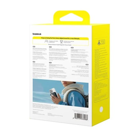  Powerbank с беспроводной зарядкой Baseus Airpow II Qi2 10000mAh 22.5W P10080000123-00 черный