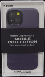 Накладка для i-Phone 14 Plus K-Doo Noble кожаная фиолетовый