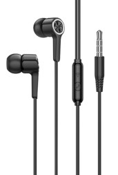 Наушники с микрофоном Hoco M104 1.2м черные