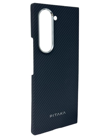  Накладка для Samsung Galaxy Z Fold6 Pitaka Premium Woven Case черно-серая