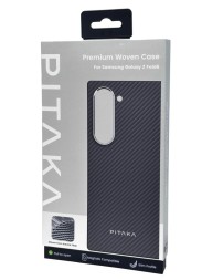 Накладка для Samsung Galaxy Z Fold6 Pitaka Premium Woven Case черно-серая