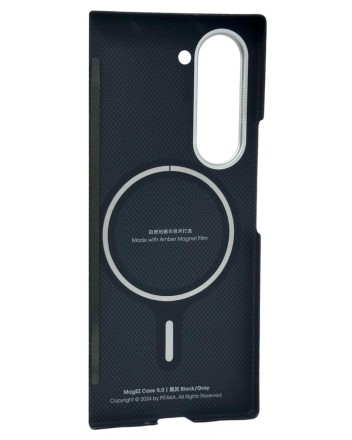  Накладка для Samsung Galaxy Z Fold6 Pitaka Premium Woven Case черно-серая