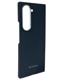 Накладка для Samsung Galaxy Z Fold6 Pitaka Premium Woven Case черно-серая
